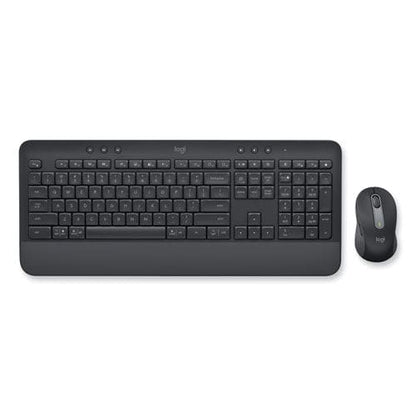 Logitech Signature Mk650 Wireless Keyboard And Mouse Combo For Business 2.4 Ghz Frequency/32 Ft Wireless Range Graphite - Technology -