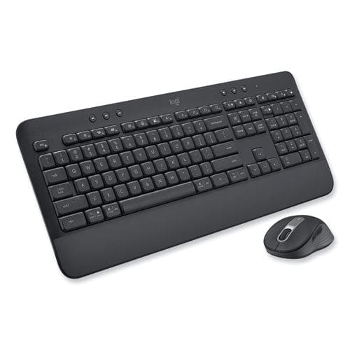 Logitech Signature Mk650 Wireless Keyboard And Mouse Combo For Business 2.4 Ghz Frequency/32 Ft Wireless Range Graphite - Technology -