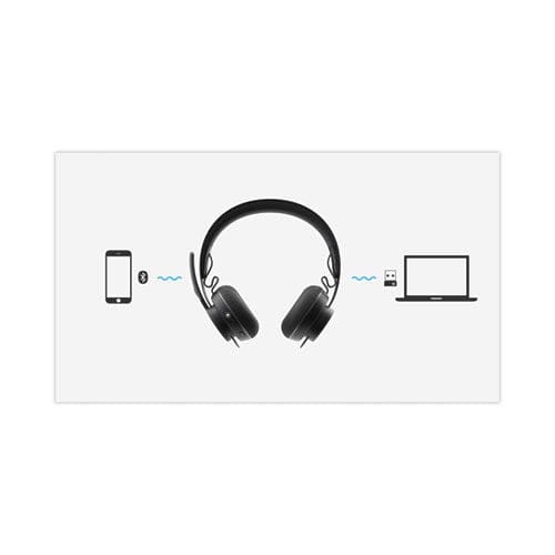 Logitech Zone Wireless Plus Msft Binaural Over The Head Headset Black - Technology - Logitech®