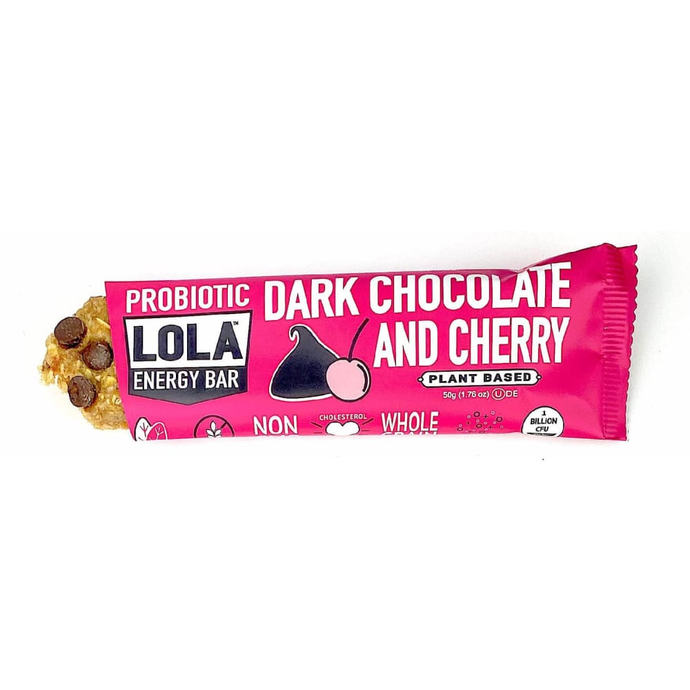 LOLA SNACKS Lola Snacks Bar Pbiotic Dk Choc Cherr, 1.76 Oz