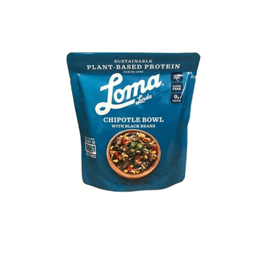 Loma Linda Plant-Based Protein Meal Chipotle Bowl With Black Beans, 10 oz - ShelHealth.Com
