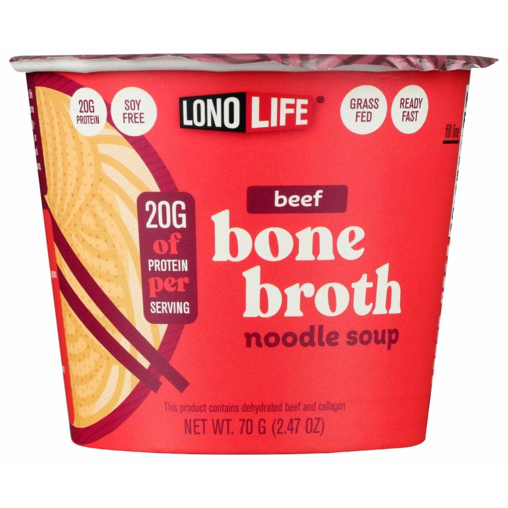 LONOLIFE LONOLIFE Beef Bone Broth Noodle Soup, 2.47 oz