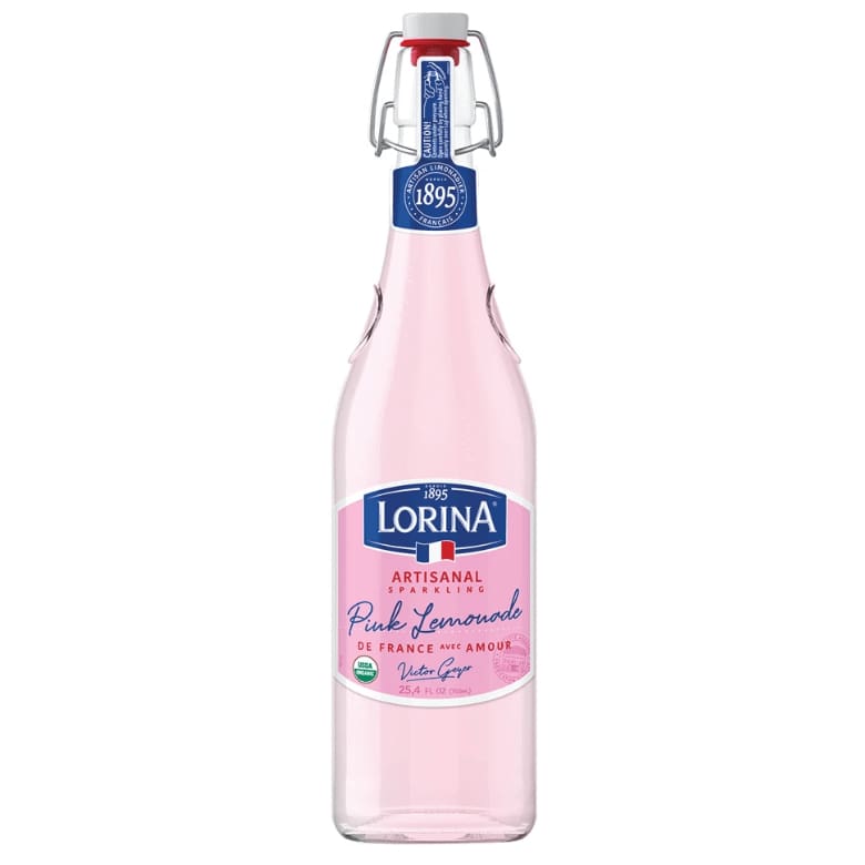 LORINA Grocery > Beverages LORINA: Artisanal Sparkling Pink Lemonade, 25.4 fo