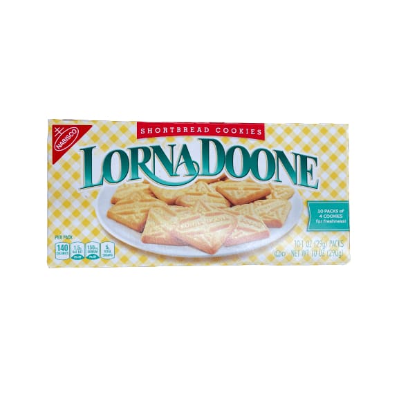 Lorna Doone Lorna Doone Shortbread Cookies, 10 Snack Packs (4 Cookies Per Pack), 10 oz