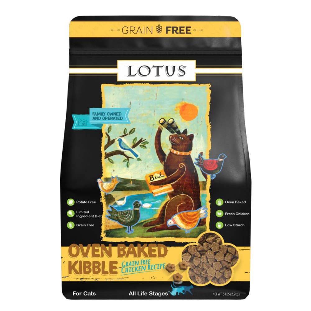 Lotus Cat Grain Free All Life Stages Chicken 5Lb - Pet Supplies - Lotus