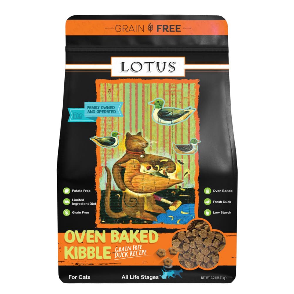 Lotus Cat Grain Free All Life Stages Duck 2.2Lb - Pet Supplies - Lotus