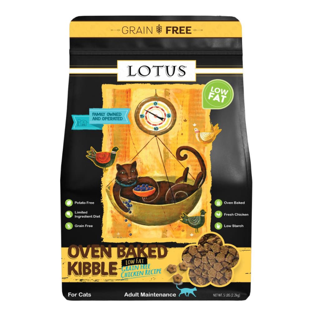 Lotus Cat Grain Free Low Fat Chicken 5Lb - Pet Supplies - Lotus