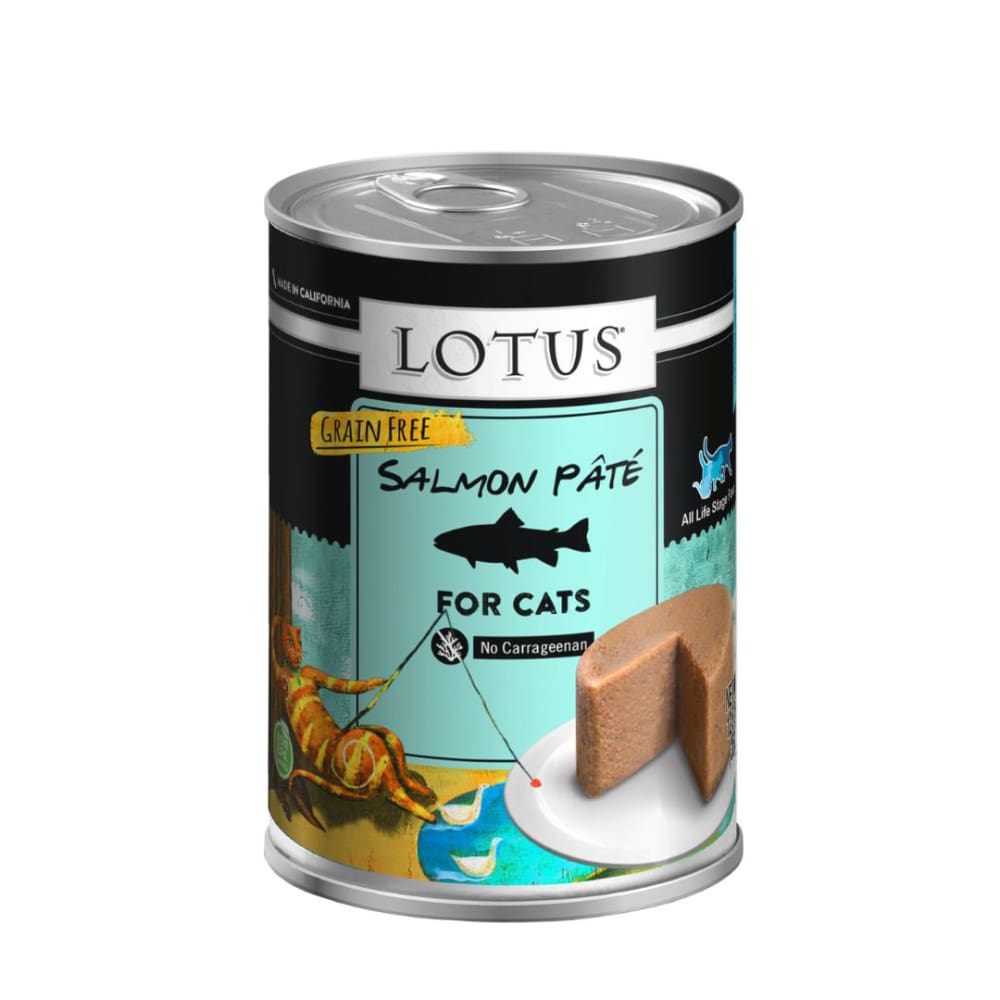 Lotus Cat Grain Free Salmon Pate 12.5Oz - Pet Supplies - Lotus