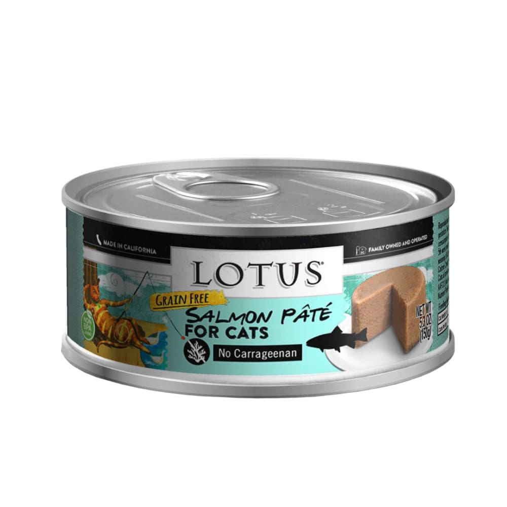 Lotus Cat Grain Free Salmon Pate 2.75Oz - Pet Supplies - Lotus