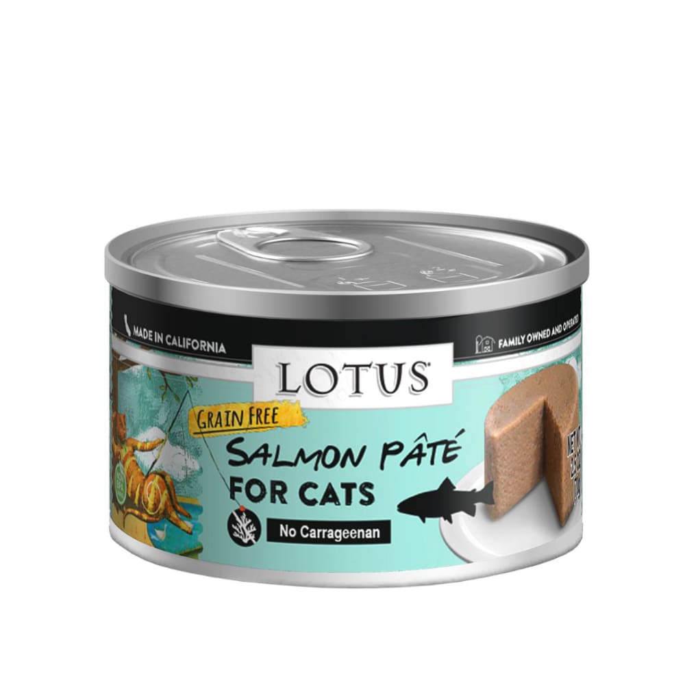 Lotus Cat Grain Free Salmon Pate 5.3Oz - Pet Supplies - Lotus
