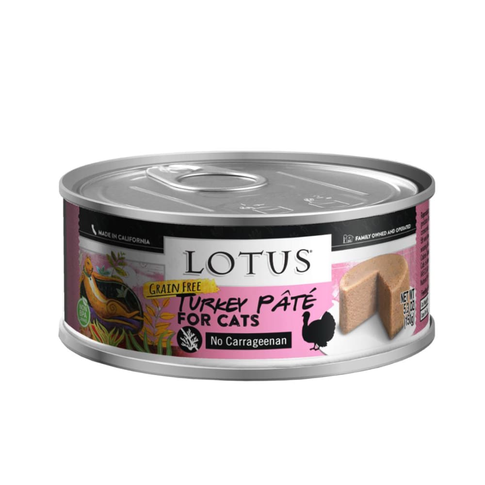 Lotus Cat Grain Free Turkey Pate 2.75Oz - Pet Supplies - Lotus