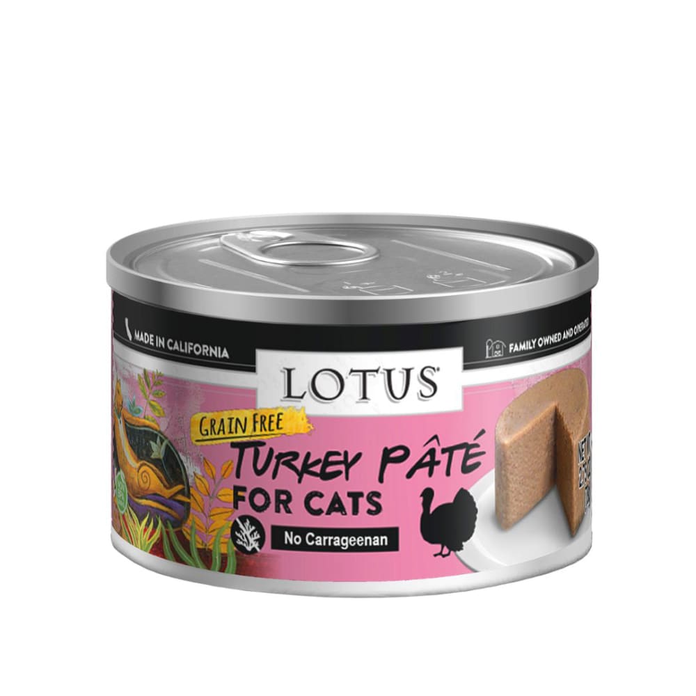 Lotus Cat Grain Free Turkey Pate 5.3Oz - Pet Supplies - Lotus