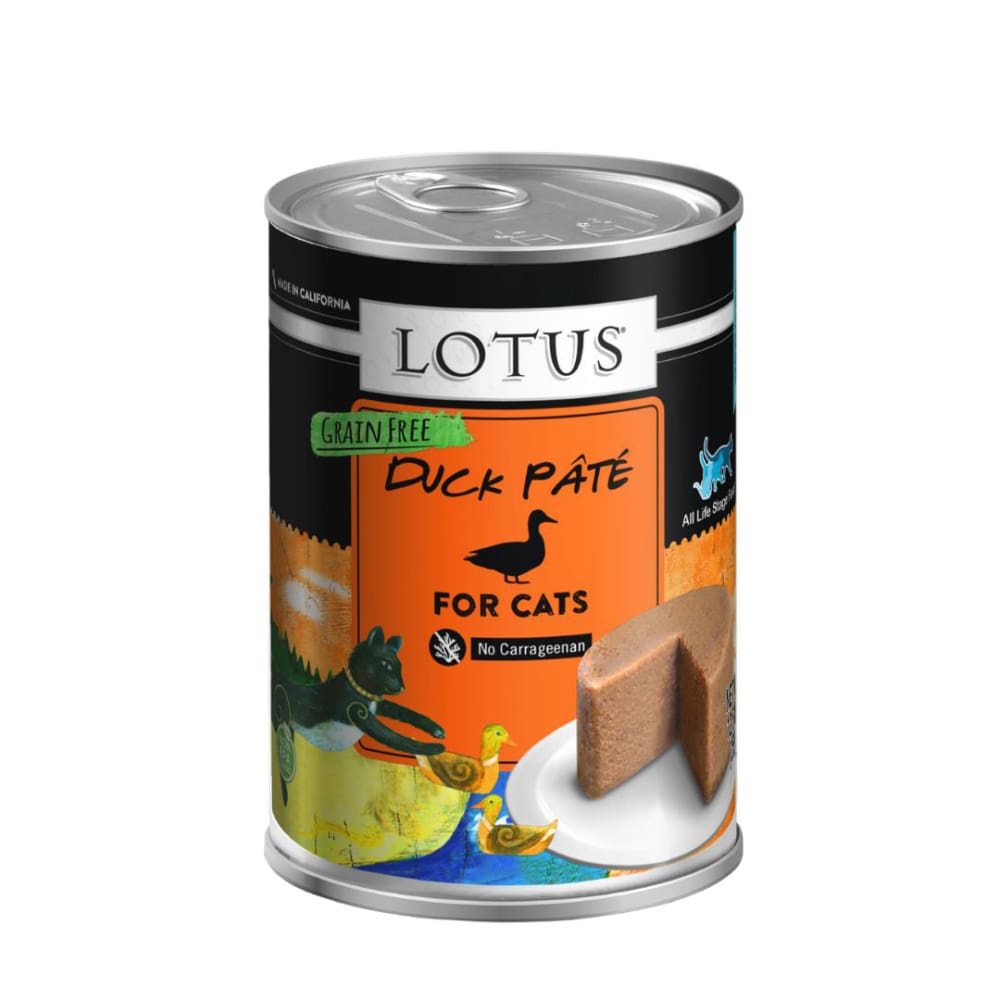 Lotus Cat Pate Grain Free Duck 12.5Oz - Pet Supplies - Lotus