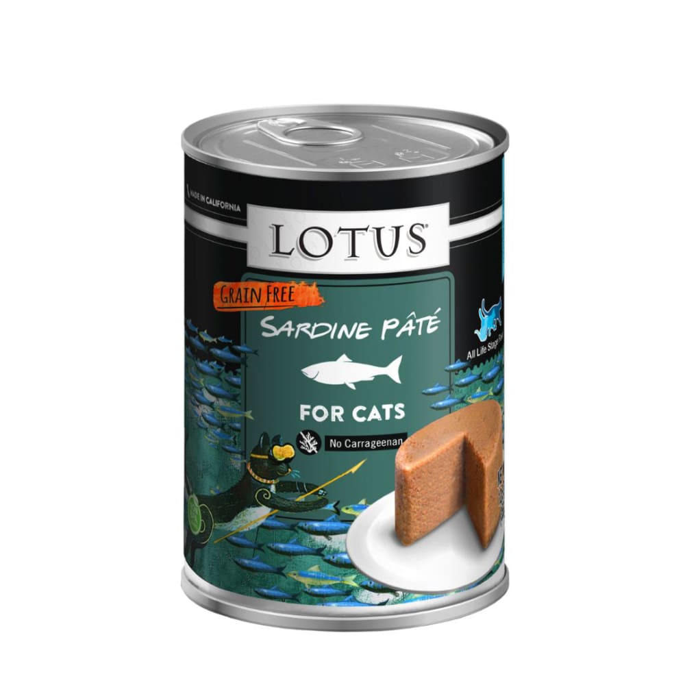 Lotus Cat Pate Grain Free Sardine 12.5Oz - Pet Supplies - Lotus
