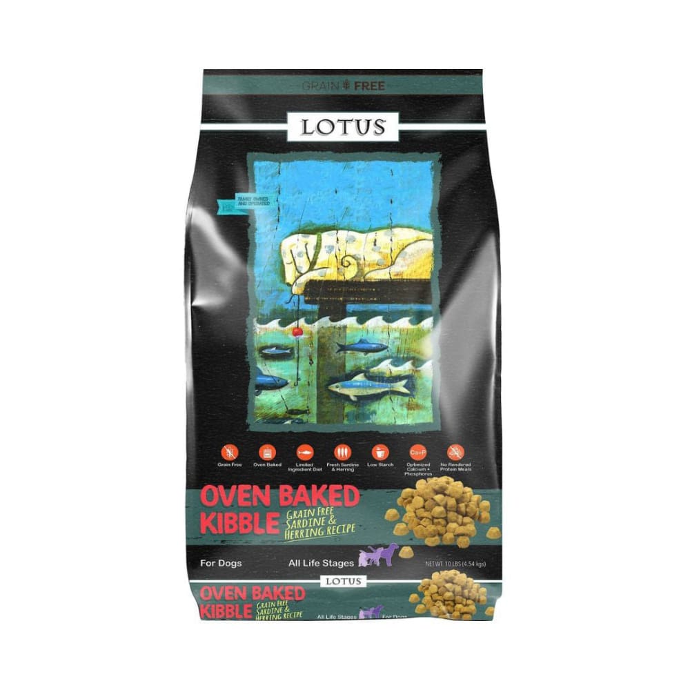 Lotus Dog Adult Grain Free Sardine Pollock 10Lb - Pet Supplies - Lotus