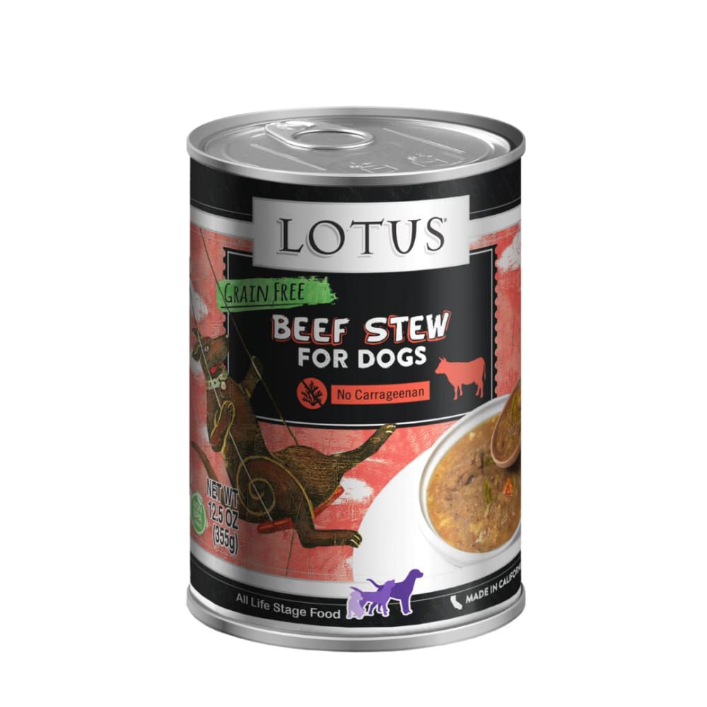 Lotus Dog Grain Free Beef Asparagus Stew 12.5Oz - Pet Supplies - Lotus