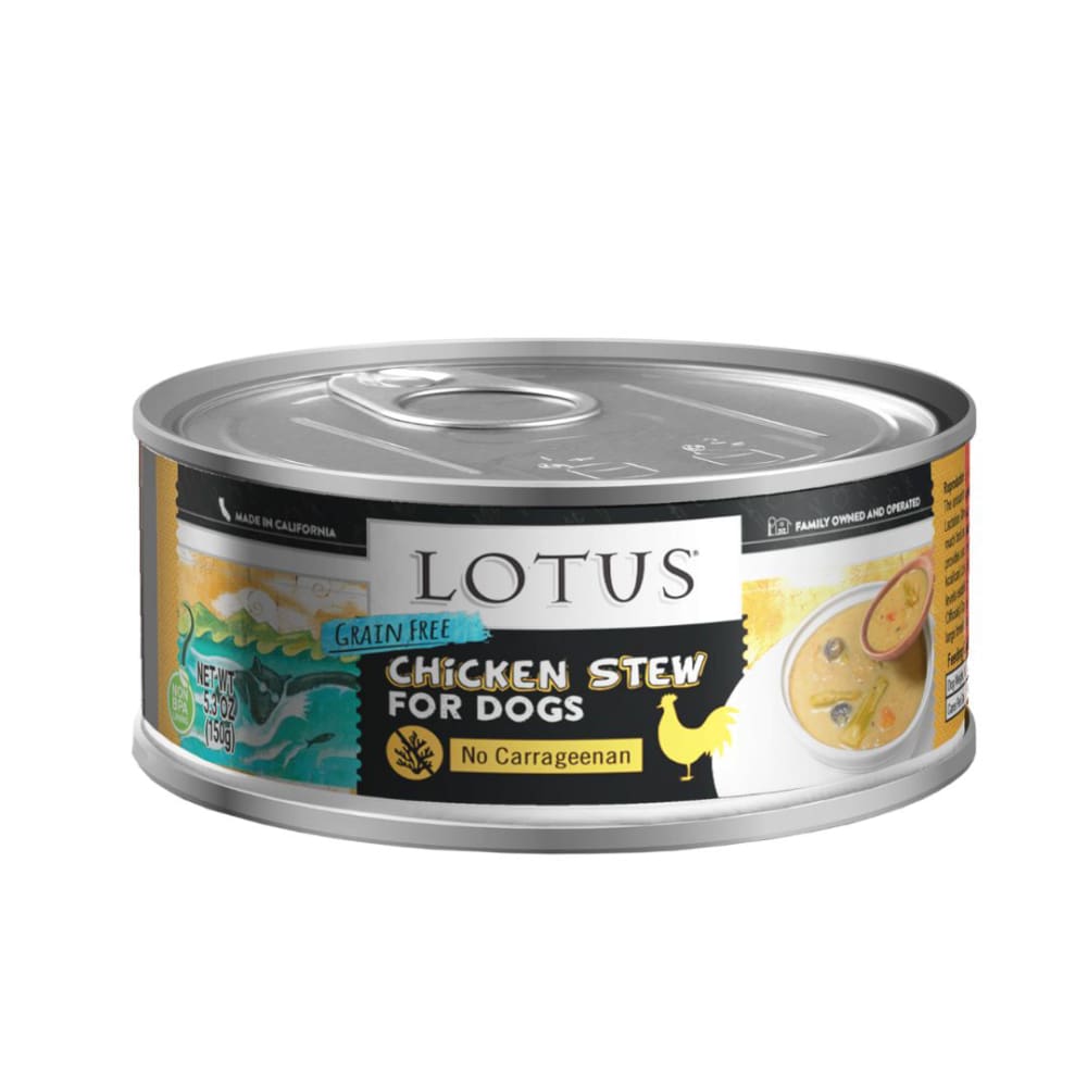 Lotus Dog Grain Free Chcken Asparagus Stew 5.3Oz - Pet Supplies - Lotus