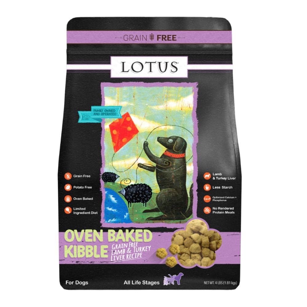 Lotus Dog Grain Free Lamb Turkey Liver 4Lb - Pet Supplies - Lotus