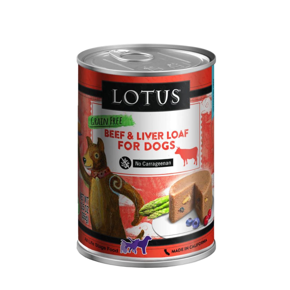 Lotus Dog Grain Free Loaf Beef 12.5Oz - Pet Supplies - Lotus
