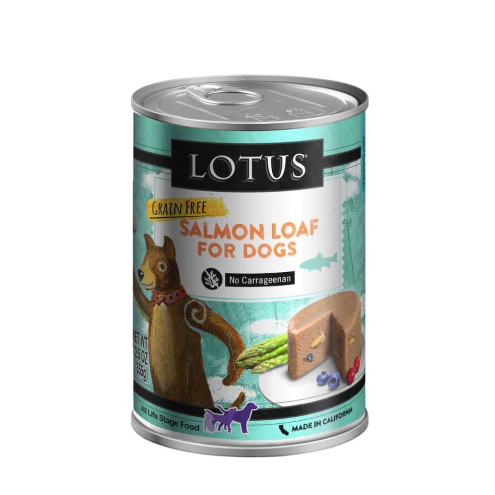 Lotus Dog Grain Free Loaf Salmon 12.5Oz - Pet Supplies - Lotus