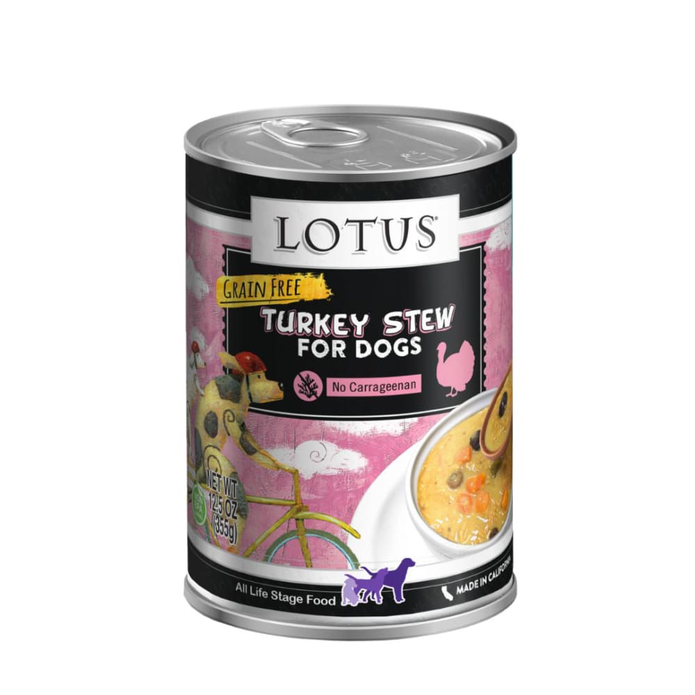 Lotus Dog Grain Free Turkey Stew 12.5Oz - Pet Supplies - Lotus