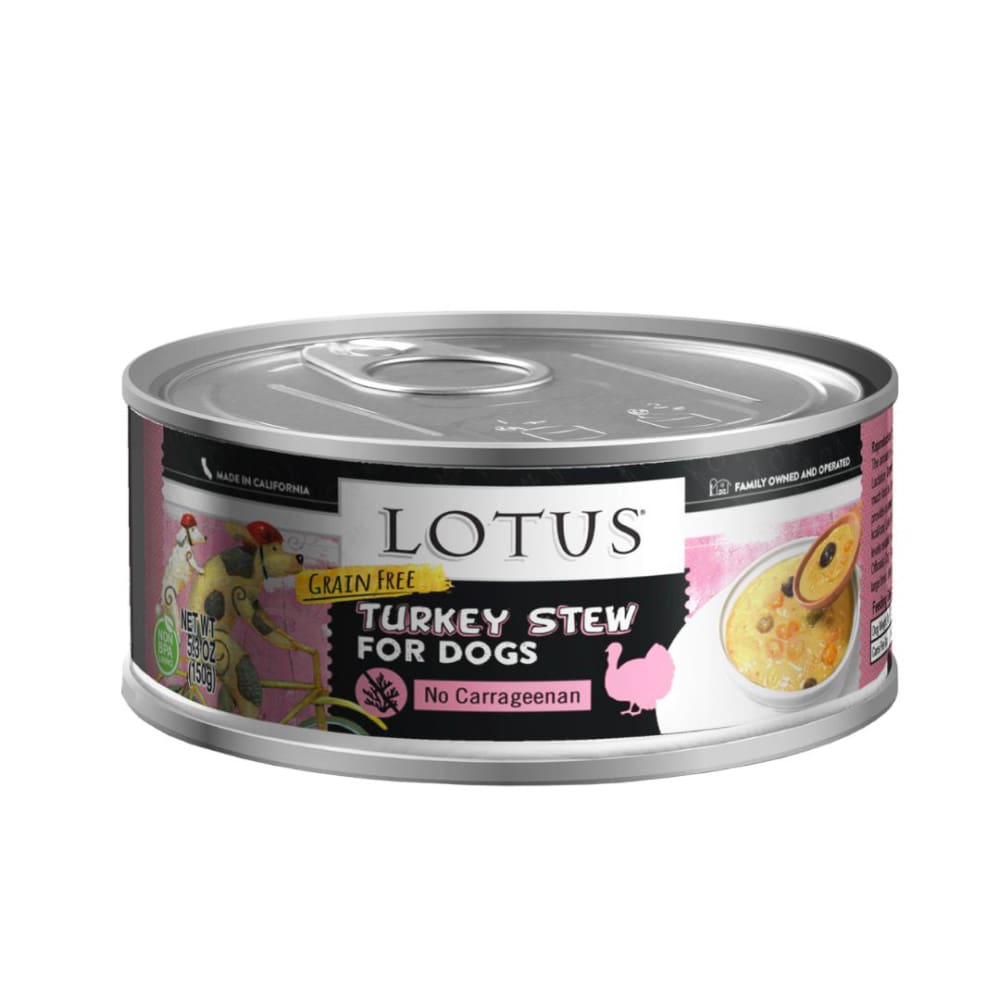 Lotus Dog Grain Free Turkey Stew 5.3Oz - Pet Supplies - Lotus