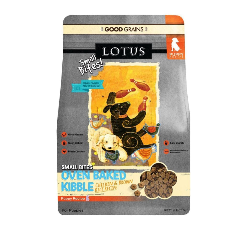 Lotus Dog Puppy Small Bite Formula 5Lb - Pet Supplies - Lotus