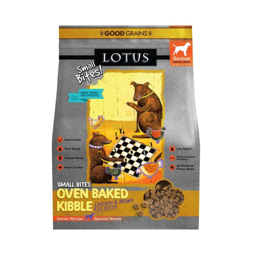 Lotus Dog Senior Small Bite Chicken 5Lb - Pet Supplies - Lotus