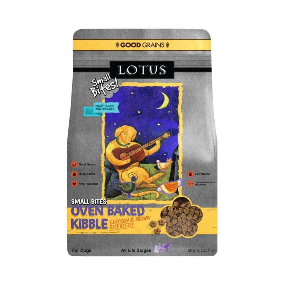 Lotus Dog Small Bite Adult Chicken 5Lb - Pet Supplies - Lotus