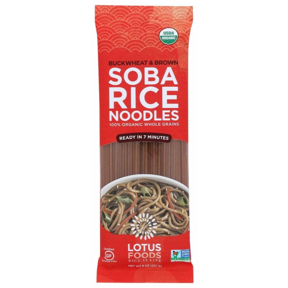 LOTUS FOODS Grocery > Pantry > Pasta and Sauces LOTUS FOODS: Noodles Brn Rice Soba Org, 8 oz