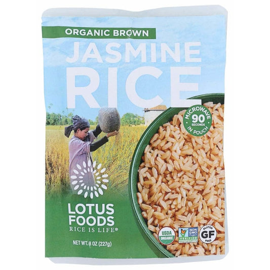 LOTUS FOODS LOTUS FOODS Rice Jasmine Brown Org, 8 oz