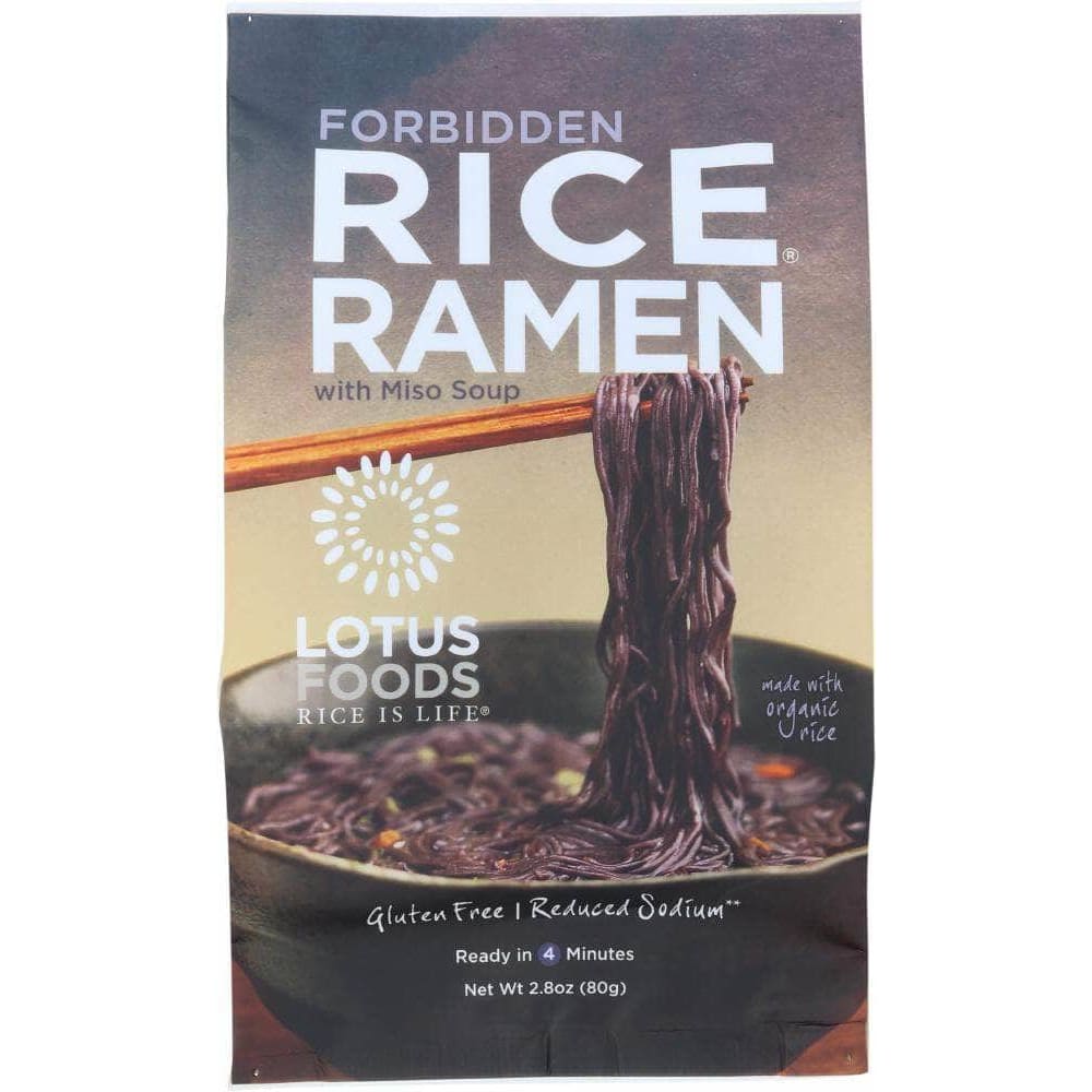 Lotus Foods Lotus Foods Rice Ramen with Miso Soup Forbidden, 2.8 oz