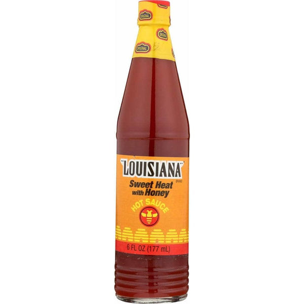 Louisiana Brand Hot Sauce Sweet Heat with Honey, 6 oz (Case of 5)