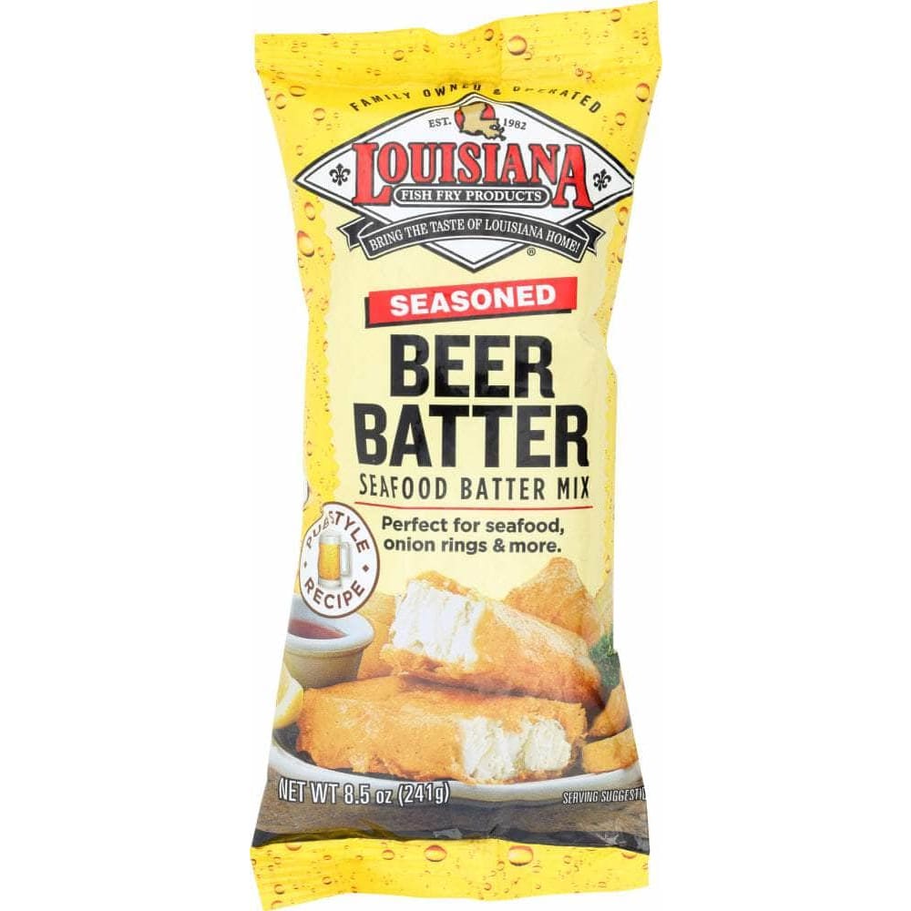 Louisiana Louisiana Fishy Fry Seasoned Beer Batter Mix, 8.5 oz