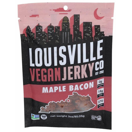LOUISVILLE VEGAN JERKY LOUISVILLE VEGAN JERKY Maple Bacon, 3 oz
