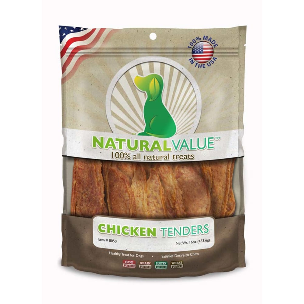 Loving Pets Natural Value Chicken Tender Recipe Dog Treat 14 oz - Pet Supplies - Loving Pets
