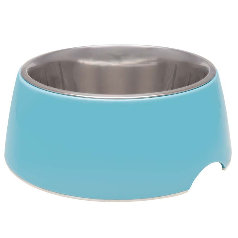 Loving Pets Retro Bowl Electric Blue Small - Pet Supplies - Loving Pets