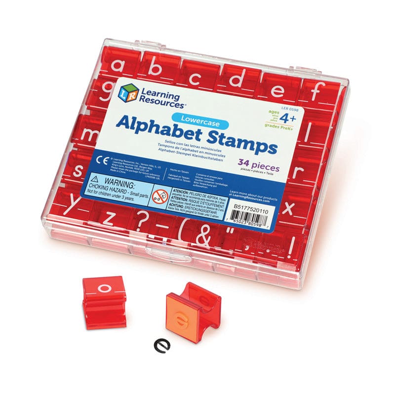 Lowercase Alphabet & Punctuation Stamps (Pack of 2) - Stamps & Stamp Pads - Learning Resources