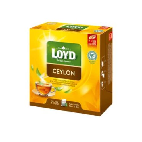 Loyd Ceylon Black Tea Bags 75 pcs. - Loyd