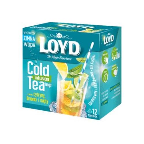 Loyd Cold Infusion Tea Lemon & Green Lemon 12 pcs. - Loyd