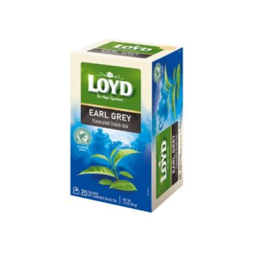 Loyd Earl Grey Flavoured Black tea, 20 pcs. ShelHealth