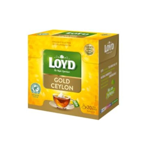 Loyd Gold Ceylon Black Tea Bags 20 pcs. - Loyd