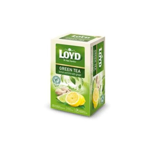Loyd Green Tea with Lemon and Lime 20 pcs. - Loyd