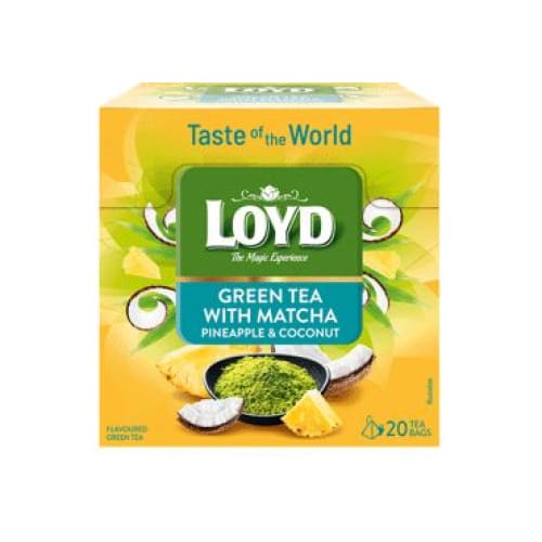 Loyd Green Tea With Matcha Pineapple & Coconut 20 pcs. - Loyd