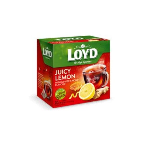Loyd Juicey Lemon with Ginger and Honey Flavour Tea Bags 20 pcs. - Loyd