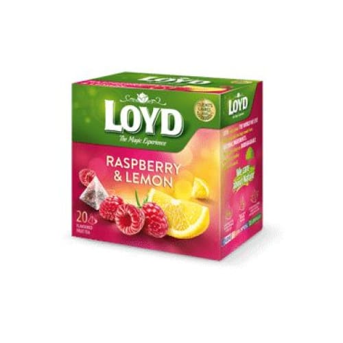 Loyd Raspberry and Lemon Flavored Tea Bags 20 pcs. - Loyd