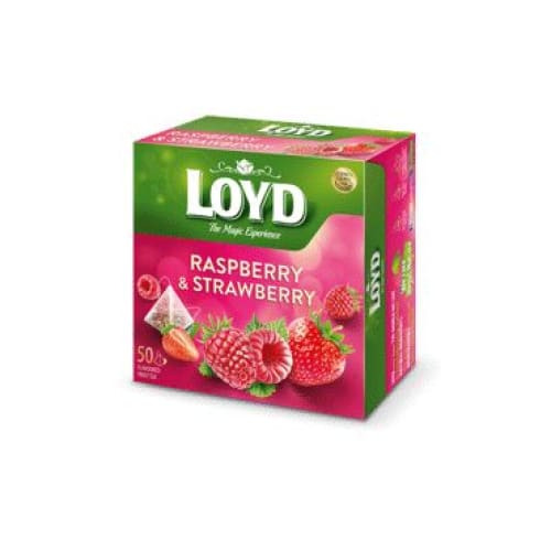 Loyd Raspberry and Strawberry Tea Bags 50 pcs. - Loyd