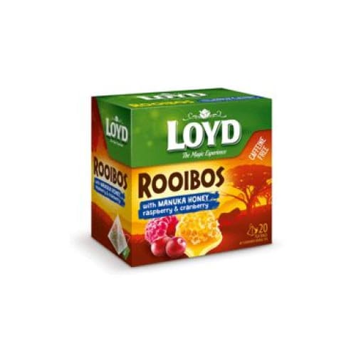 Loyd Rooibos with Manuka Honey Raspberry and Cranberry Tea Bags 20 pcs. - Loyd