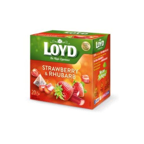 Loyd Strawberry and Rhubarb Tea Bags 20 pcs. - Loyd