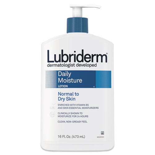 Lubriderm Skin Therapy Hand And Body Lotion 16 Oz Pump Bottle 12/carton - Janitorial & Sanitation - Lubriderm®